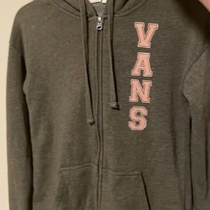 Vans Olive Green Zip-up Hoodie